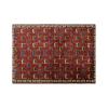 Large Turkish Wool Area Rug 5'2" x 8'2" | Vintage Carpet with Traditional Anatolian Anka Bird Motifs 