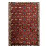 Large Turkish Wool Area Rug 5'2" x 8'2" | Vintage Carpet with Traditional Anatolian Anka Bird Motifs 