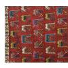 Large Turkish Wool Area Rug 5'2" x 8'2" | Vintage Carpet with Traditional Anatolian Anka Bird Motifs 